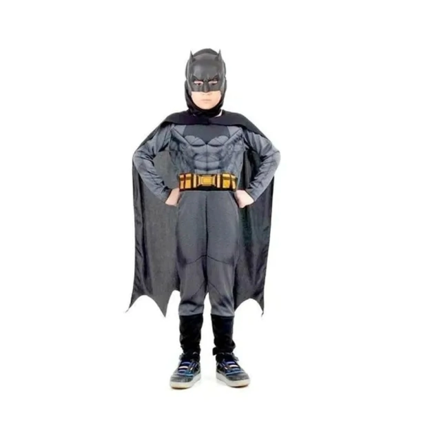 Disfraz Batman Dc Liga de la Justicia Con Músculos Vulcanita