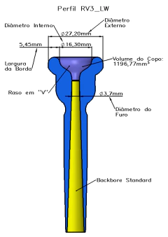 Image of Trumpet mouthpiece RV3 lightweight