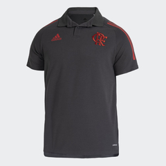 Camisa Polo Flamengo CR Cinza Vermelha
