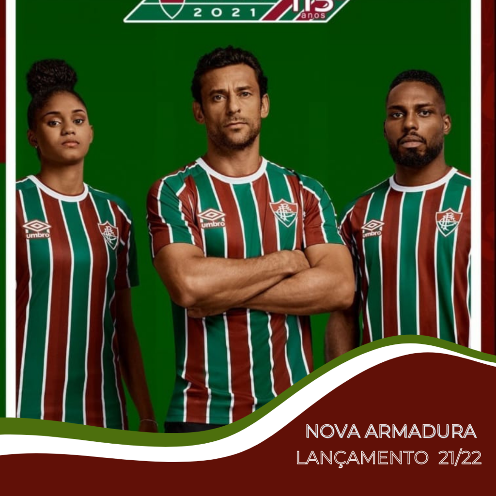 Camisa Fluminense Masculina Of1 - Umbro 2021/22