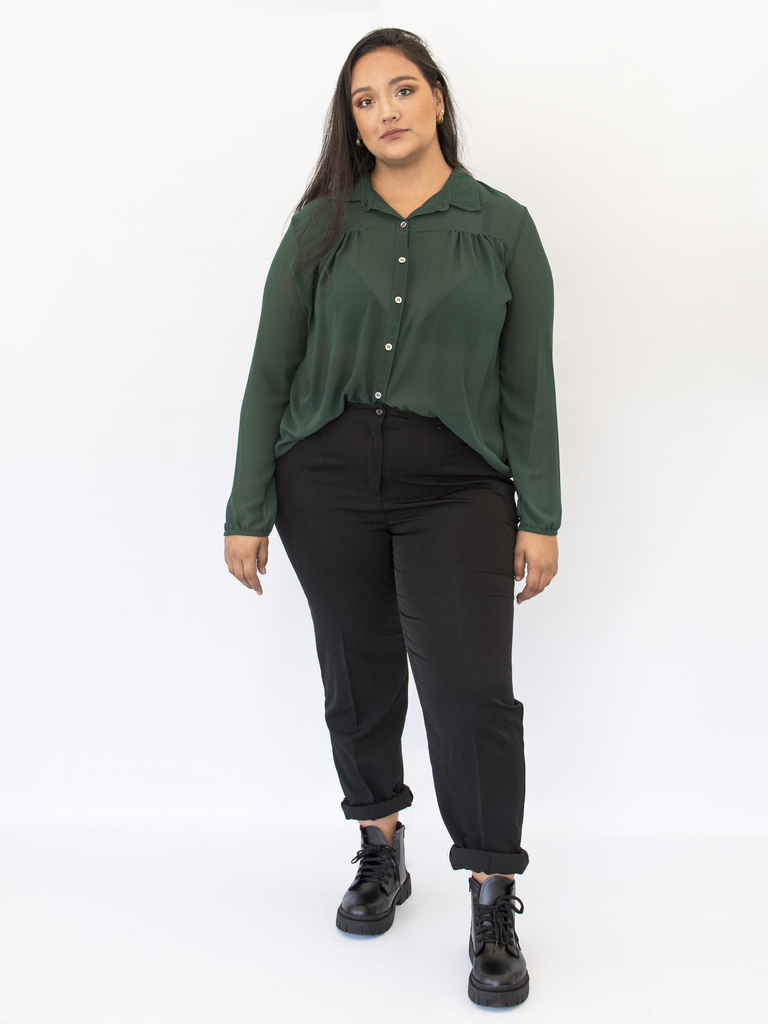 pantalón sastrero negro