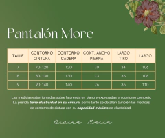 Pantalón More (rojo pasión)