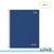 Caderno Lunix Colegial Azul Escuro - 177mm x 240mm - Tilibra - (Selecione 10M ou 1M) - Corini Arte&Papelaria