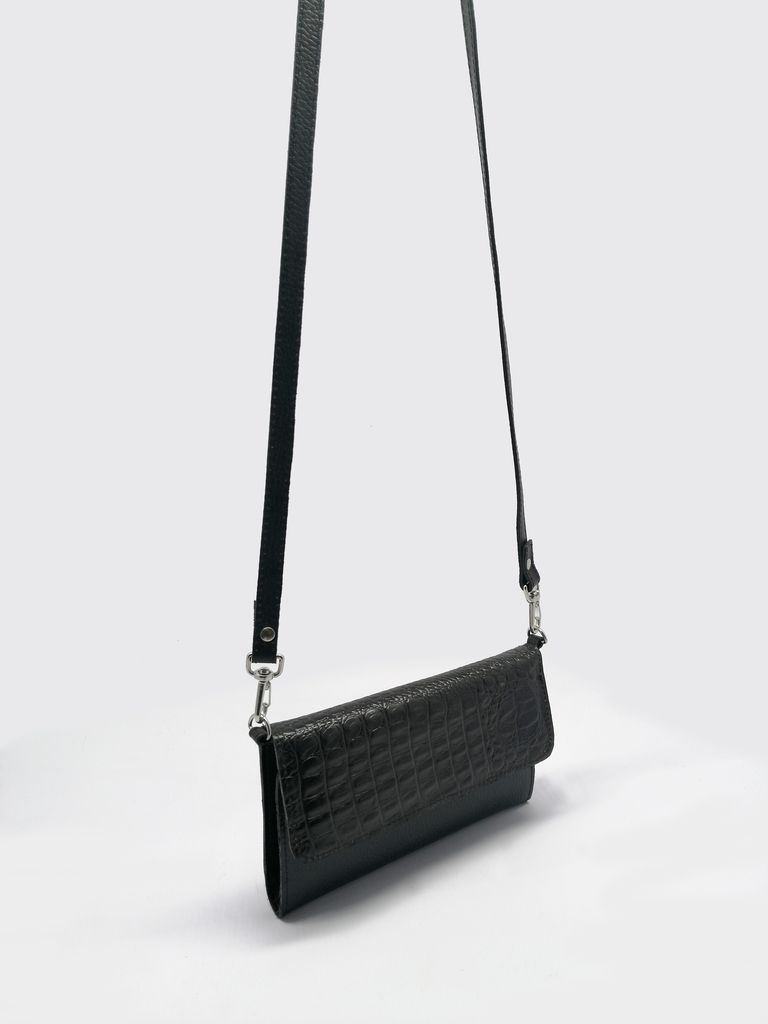 Cartera Portacelular Billetera Mujer Bandolera Cuero 100% Vacuno