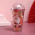 Vaso de Acrilico Glitter Con Sorbete Diseño Merry Christmas - comprar online