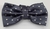 Gravata Borboleta - Cinza Chumbo com Bolinhas Brancas - COD: JL530 - Império das Gravatas