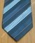 Gravata Tradicional - Preta com Listra Marrom, Azul e Preta-COD: HK115 - comprar online