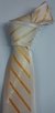 Gravata Toque de Seda - Creme com Detalhes Laranjas - COD: KS811 na internet