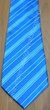 Gravata Tradicional - listrada em azul e verde-COD: KC285 na internet