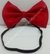 Gravata Borboleta Infantil - Vermelha Fosca com Elástico Preto - COD: KL181 - comprar online