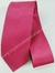 Gravata Skinny - Rosa Pink Acetinada Detalhada com Linhas Diagonais - COD: GS427