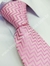 Gravata Skinny - Rosa Claro com Detalhes Chevron em Rosa Pink - COD: PX383 - comprar online