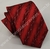Gravata Skinny - Vermelho Escuro com Pontilhado e Linhas Onduladas - COD: PX350 na internet