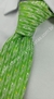 Gravata Skinny - Verde Claro Tom Sobre Tom com Pontos Brancos e Amarelos na Diagonal - COD: PX570 - Império das Gravatas