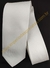 Gravata Skinny - Branco Fosco Quadriculado - COD: PH113