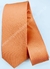 Gravata Skinny - Laranja Fosco Quadriculado - COD: PH121