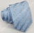 Gravata Skinny - Azul Serenity com Linhas Onduladas e Pontilhado Azul Marinho - COD: PX349 na internet