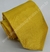 Gravata Skinny - Amarelo Ouro com Detalhes Quadriculados em Cetim - COD: PX567 na internet