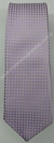 Gravata Skinny - Lilás Claro Quadriculado com Pontos Brilhantes - COD: A012 - comprar online