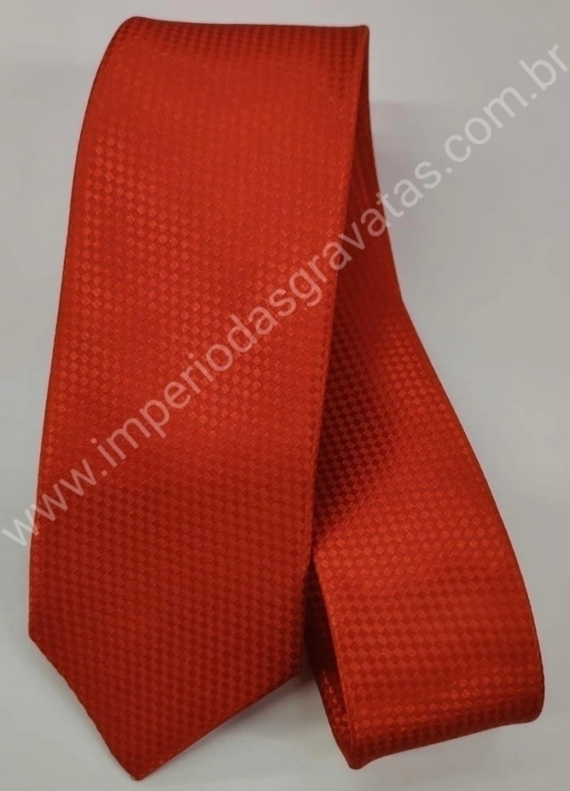 Gravata Skinny Retreez Com Âncora - Microfibra De 5 Cm, Unissex