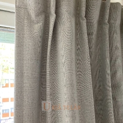 BLACKOUT LINEN - GRIS LONDRES (2.80mts ancho) - Urja Kuna Telas