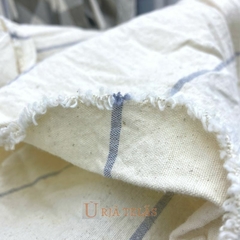 LINO-TUSOR ANDES - CRUDO/GRIS CENIZA (2,60mts ancho) - Urja Kuna Telas