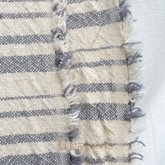TUSOR DE LINO - MULTI RAYA - GRIS CENIZA (2.50mts ancho) - comprar online